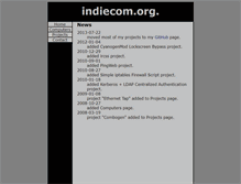 Tablet Screenshot of indiecom.org